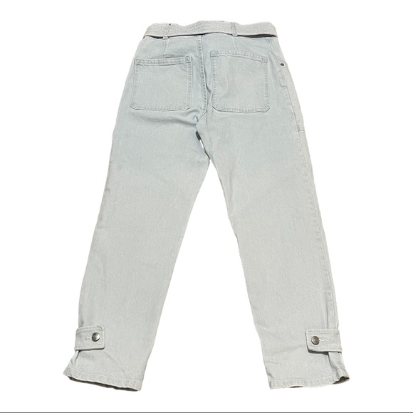 NWOT A.L.C. Pastel Blue Lake Paper Bag Pants Size 4 - Picture 3 of 5